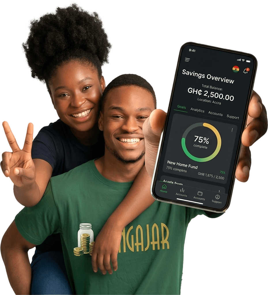 Person using Jenga Jar